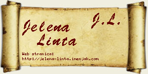 Jelena Linta vizit kartica
